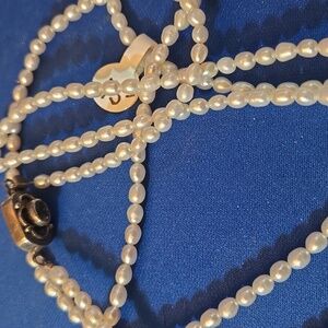 Baroque pearl necklace